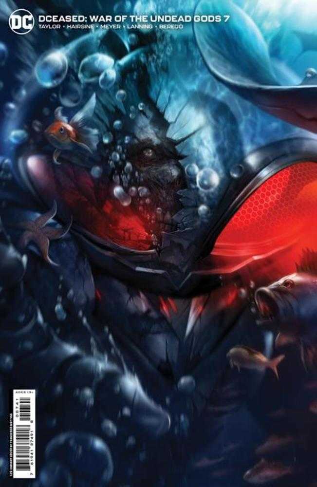 Dceased War Of The Undead Gods #7 (Of 8) Cover D 1 in 25 Francesco Mattina Card Stock Variant | Dragon's Lair Comics and Fantasy Houston TX