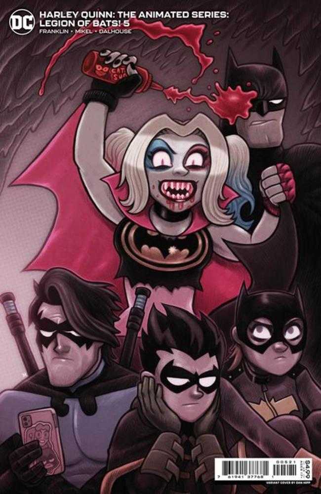 Harley Quinn The Animated Series Legion Of Bats #5 (Of 6) Cover B Dan Hipp Card Stock Variant (Mature) | Dragon's Lair Comics and Fantasy Houston TX