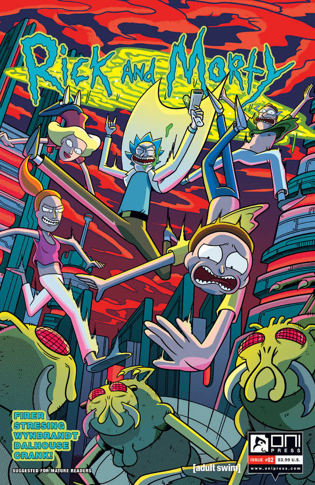 Rick And Morty #2 Cover B Marc Ellerby Variant (Mature) | Dragon's Lair Comics and Fantasy Houston TX