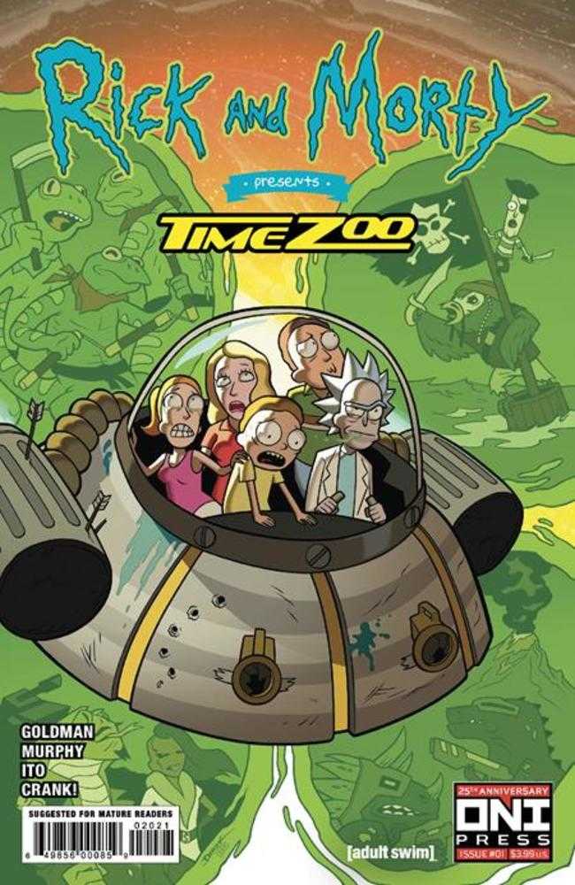 Rick And Morty Presents Time Zoo #1 Cover B Derek Fridolfs Variant (Mature) | Dragon's Lair Comics and Fantasy Houston TX