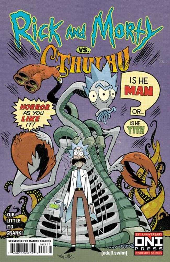 Rick And Morty vs Cthulhu #3 (Of 4) Cover A Troy Little (Mature) | Dragon's Lair Comics and Fantasy Houston TX