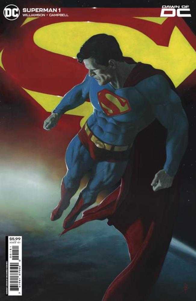 Superman #1 Cover E Riccardo Federici Card Stock Variant | Dragon's Lair Comics and Fantasy Houston TX