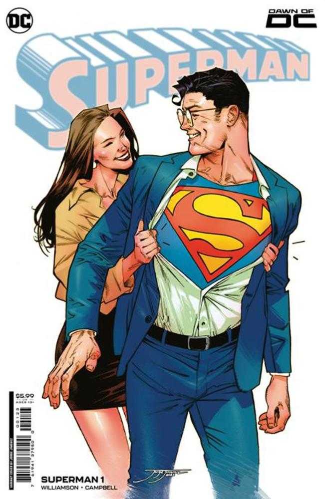 Superman #1 Cover K Jorge Jimenez Card Stock Variant | Dragon's Lair Comics and Fantasy Houston TX