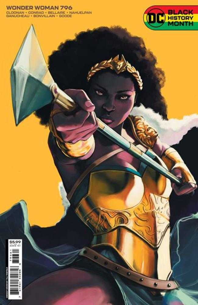 Wonder Woman #796 Cover D Taj Tenfold Black History Month Card Stock Variant | Dragon's Lair Comics and Fantasy Houston TX