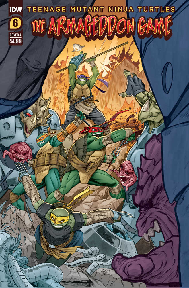 Teenage Mutant Ninja Turtles Armageddon Game #6 Cover A Federici | Dragon's Lair Comics and Fantasy Houston TX