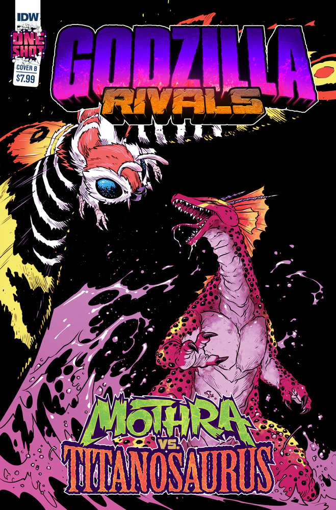 Godzilla Rivals Mothra vs Titanosaurus Cover B Campbell (Mature) | Dragon's Lair Comics and Fantasy Houston TX