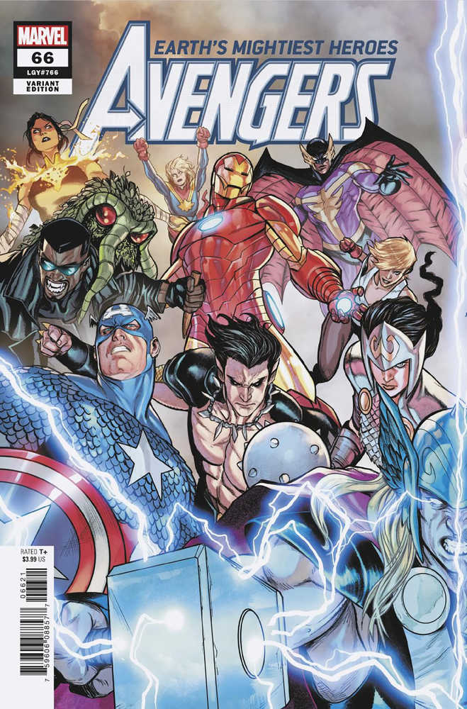 Avengers #66 Past Future Avengers Assemble Connect Variant | Dragon's Lair Comics and Fantasy Houston TX