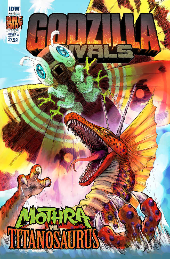 Godzilla Rivals Mothra vs Titanosaurus Cover A Wind (Mature) | Dragon's Lair Comics and Fantasy Houston TX