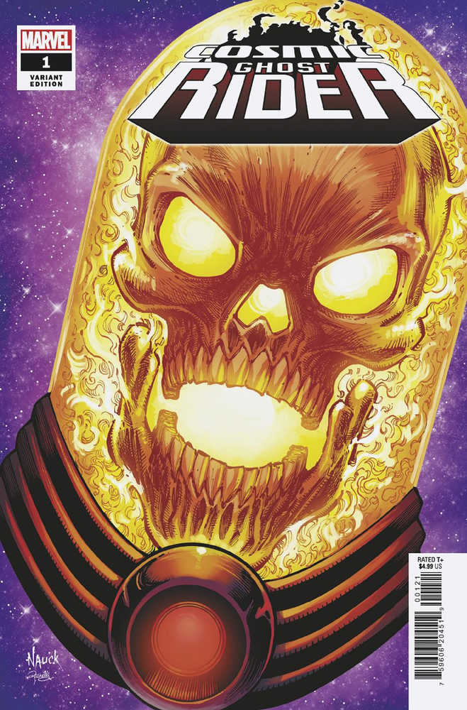 Cosmic Ghost Rider #1 Nauck Headshot Variant | Dragon's Lair Comics and Fantasy Houston TX