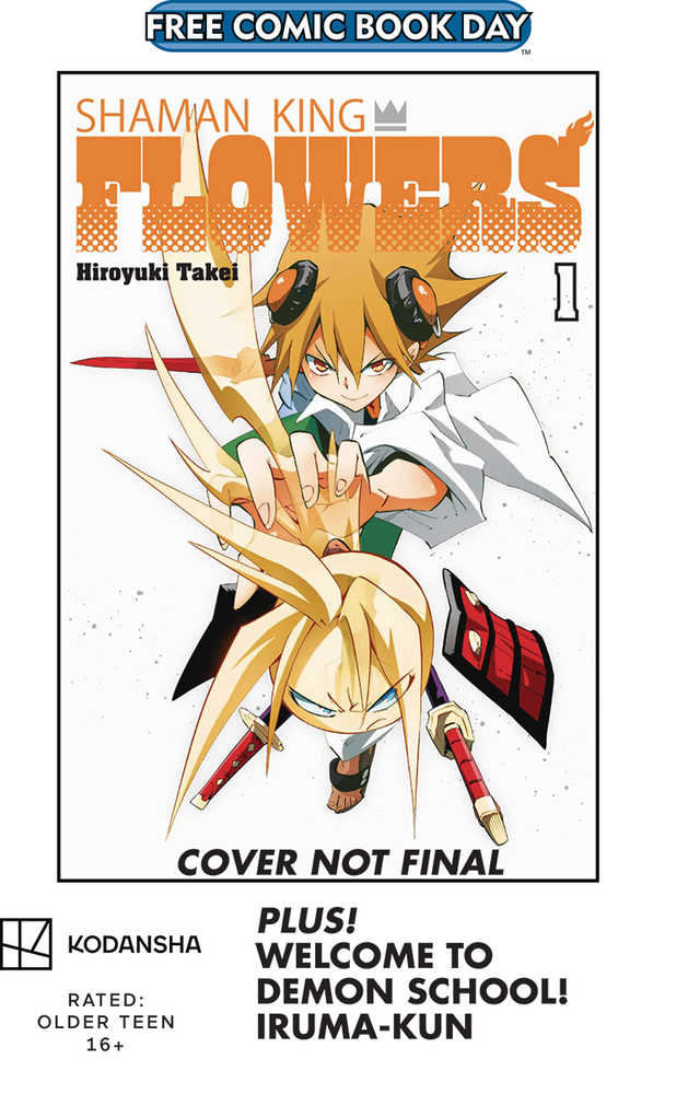 Free Comic Book Day 2023 Kodansha Shaman King Flowers Demon School Sampler | Dragon's Lair Comics and Fantasy Houston TX