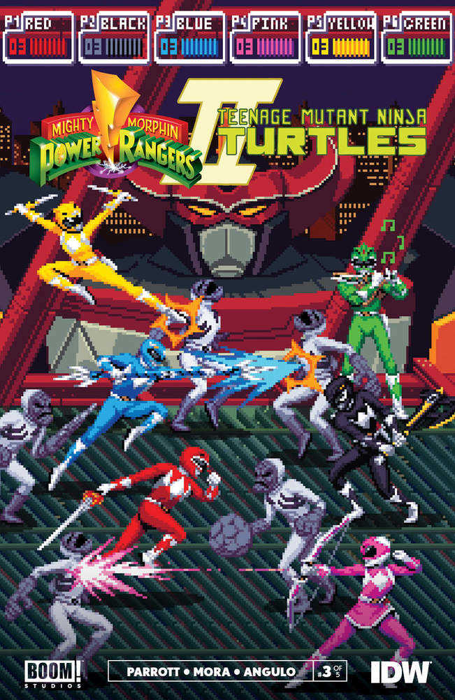 Mmpr Teenage Mutant Ninja Turtles II #3 (Of 5) Cover C Mmpr Variant Sanches | Dragon's Lair Comics and Fantasy Houston TX