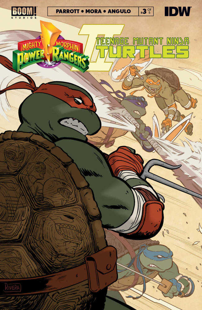 Mmpr Teenage Mutant Ninja Turtles II #3 (Of 5) Cover D Teenage Mutant Ninja Turtles Variant Rivera | Dragon's Lair Comics and Fantasy Houston TX