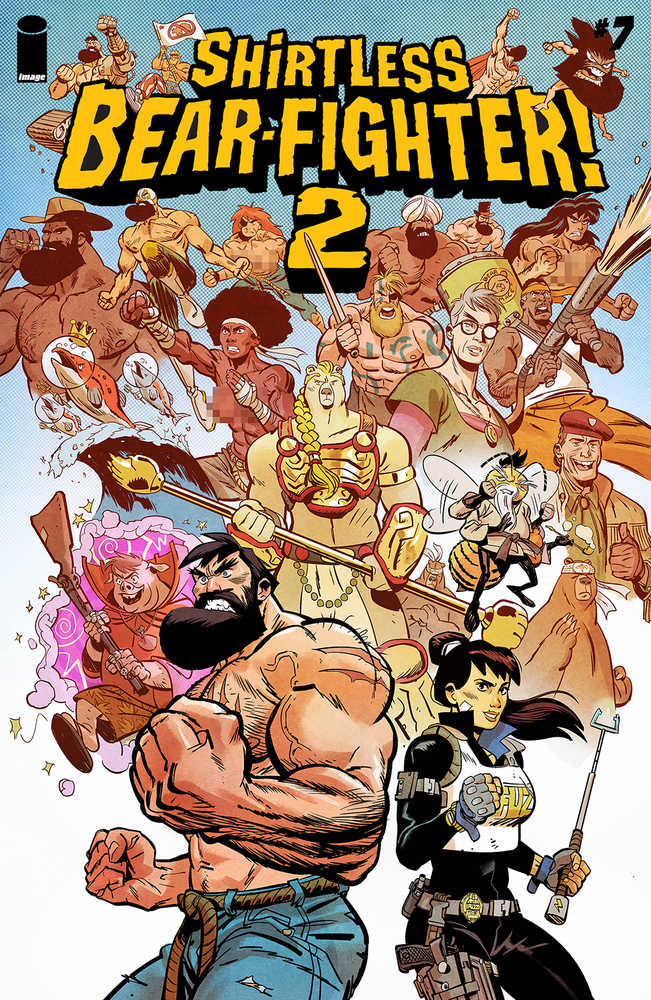 Shirtless Bear-Fighter 2 #7 (Of 7) Cover B Vendrell | Dragon's Lair Comics and Fantasy Houston TX