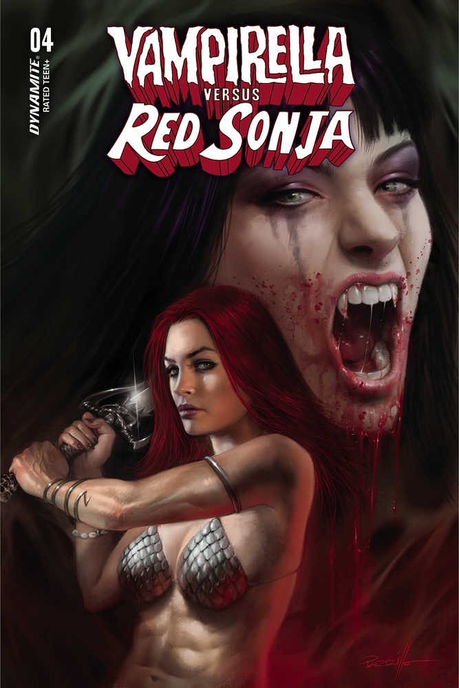 Vampirella vs Red Sonja #4 Cover A Parrillo | Dragon's Lair Comics and Fantasy Houston TX