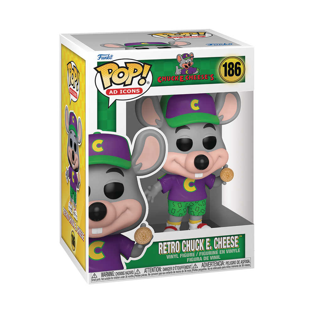 Pop Ad Icon Chuck E Cheese Chuck Vinyl Figure | Dragon's Lair Comics and Fantasy Houston TX