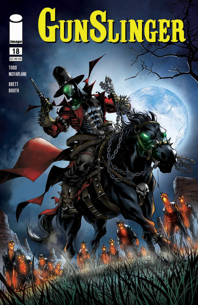 Gunslinger Spawn #18 Cover B Keane | Dragon's Lair Comics and Fantasy Houston TX