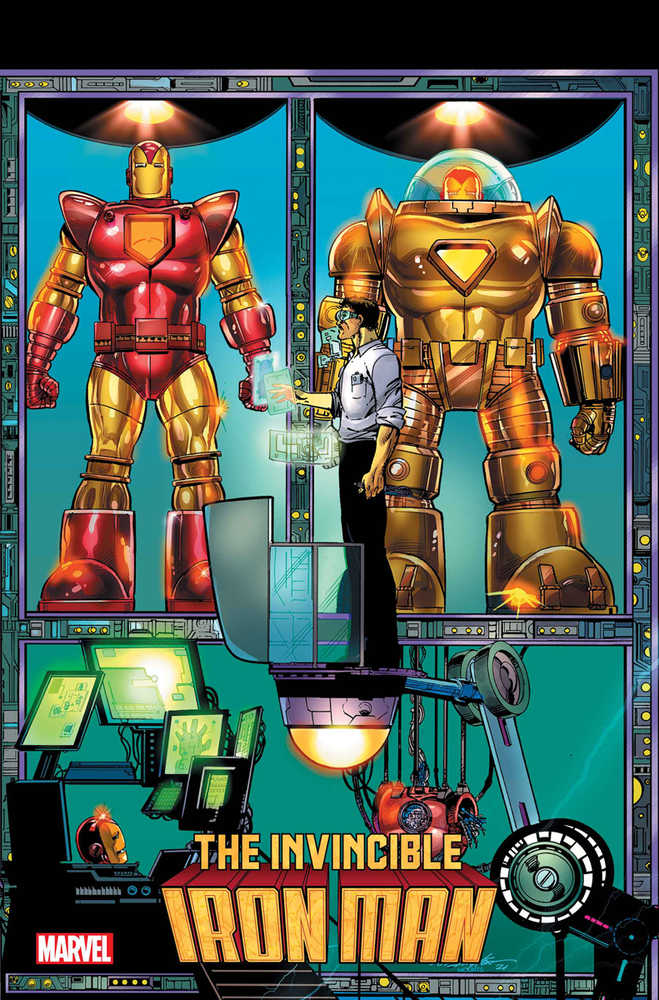 Invincible Iron Man #4 Layton Connecting Variant | Dragon's Lair Comics and Fantasy Houston TX