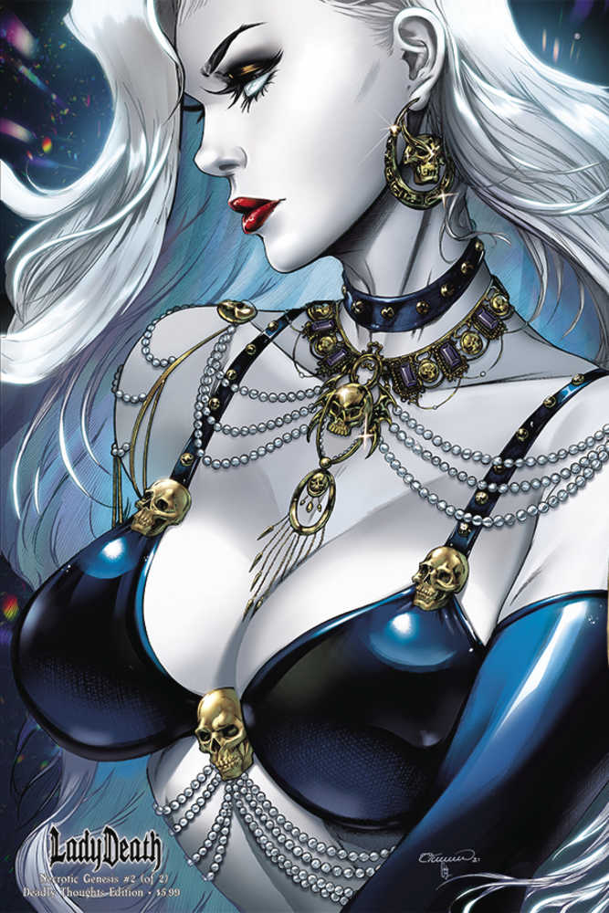 Lady Death Necrotic Genesis #2 (Of 2) Cover B Deadly Thoughts | Dragon's Lair Comics and Fantasy Houston TX