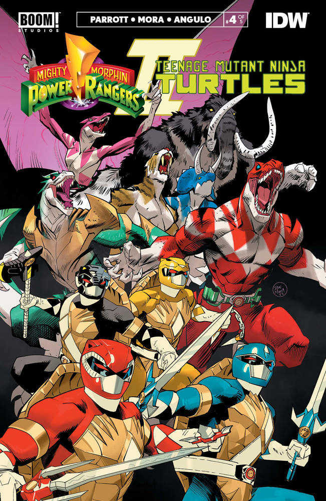 Mmpr Teenage Mutant Ninja Turtles II #4 (Of 5) Cover A Mora | Dragon's Lair Comics and Fantasy Houston TX