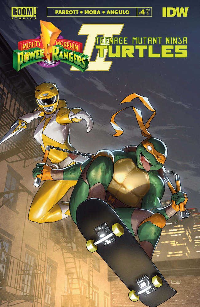 Mmpr Teenage Mutant Ninja Turtles II #4 (Of 5) Cover E Cardstock Variant Clarke | Dragon's Lair Comics and Fantasy Houston TX