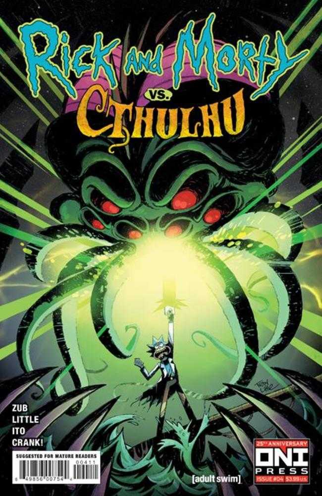 Rick And Morty vs Cthulhu #4 (Of 4) Cover A Troy Little (Mature) | Dragon's Lair Comics and Fantasy Houston TX