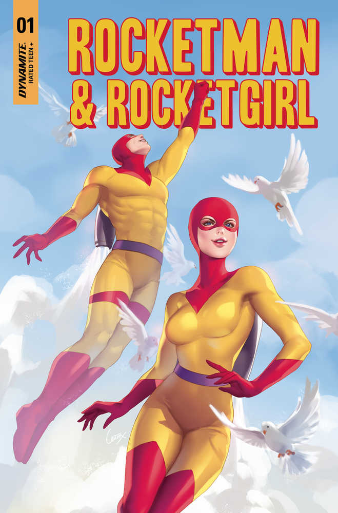 Rocketman & Rocketgirl One Shot Cover A Leirix | Dragon's Lair Comics and Fantasy Houston TX