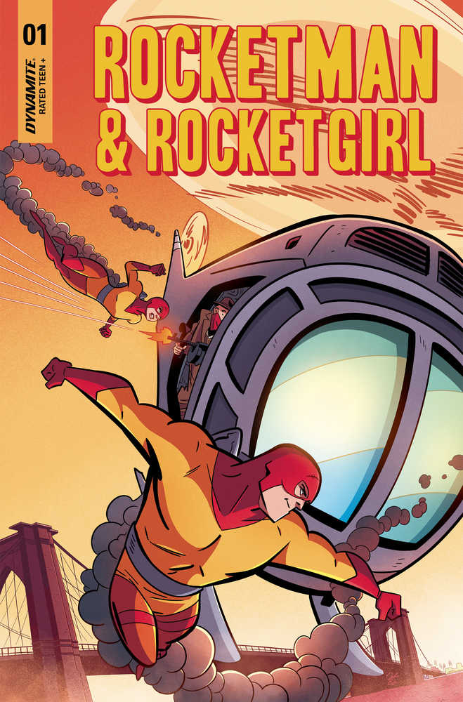 Rocketman & Rocketgirl One Shot Cover B Edgar | Dragon's Lair Comics and Fantasy Houston TX