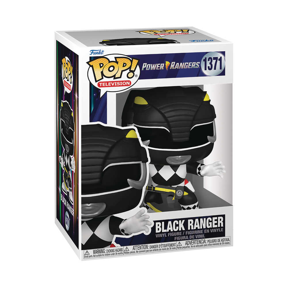 Pop TV Mmpr 30th Black Ranger Vinyl Figure | Dragon's Lair Comics and Fantasy Houston TX