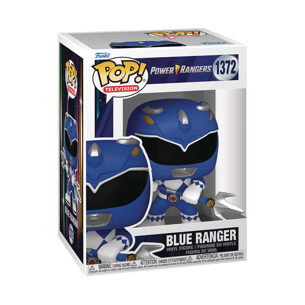 Pop TV Mmpr 30th Blue Ranger Vinyl Figure | Dragon's Lair Comics and Fantasy Houston TX