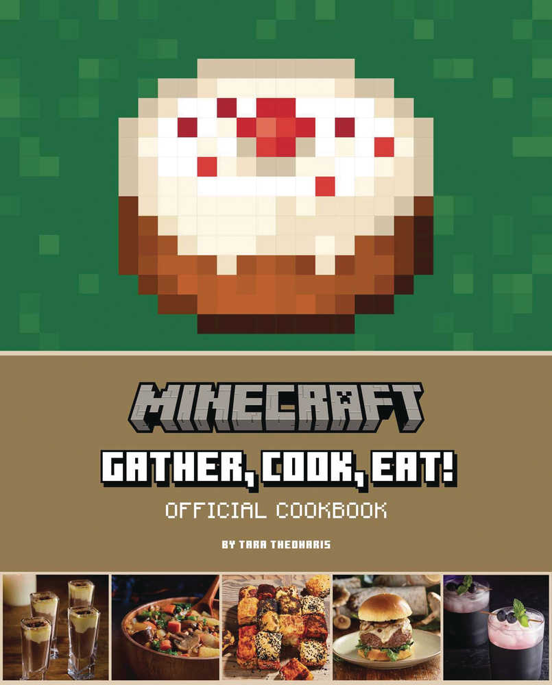 Minecraft Gather Cook Eat Official Cookbook Hardcover | Dragon's Lair Comics and Fantasy Houston TX