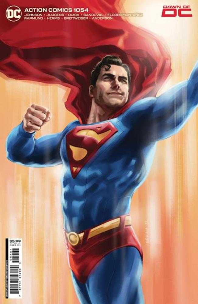 Action Comics #1054 Cover D Ibrahim Moustafa Superman Card Stock Variant | Dragon's Lair Comics and Fantasy Houston TX