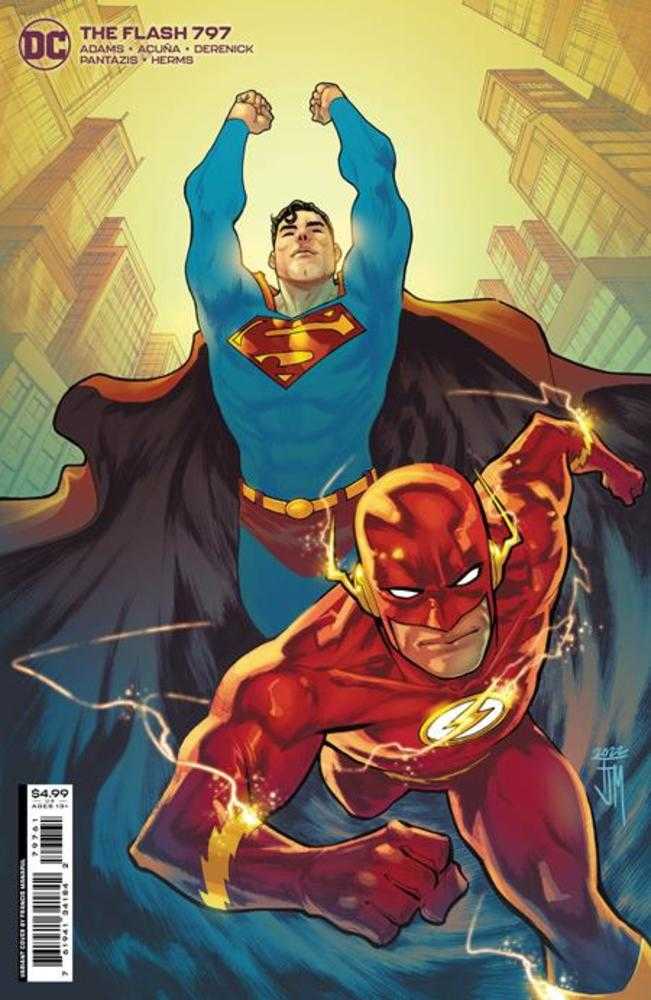 Flash #797 Cover D Francis Manapul Superman Card Stock Variant | Dragon's Lair Comics and Fantasy Houston TX