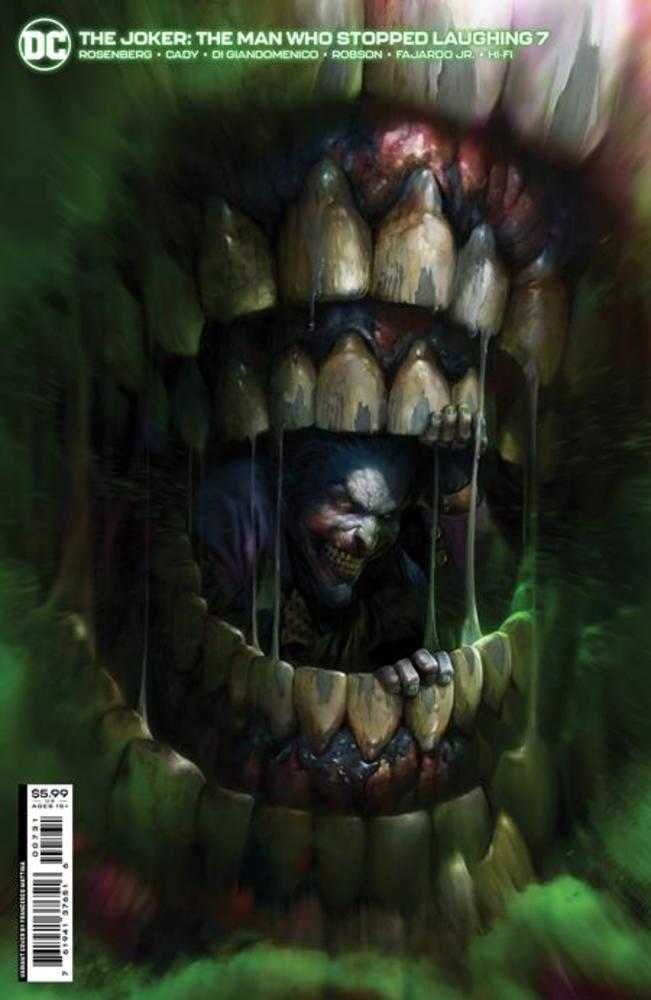 Joker The Man Who Stopped Laughing #7 Cover C Francesco Mattina Variant | Dragon's Lair Comics and Fantasy Houston TX