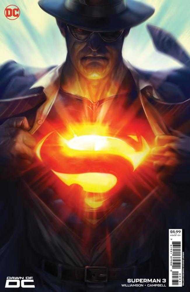 Superman #3 Cover C Francesco Mattina Card Stock Variant | Dragon's Lair Comics and Fantasy Houston TX