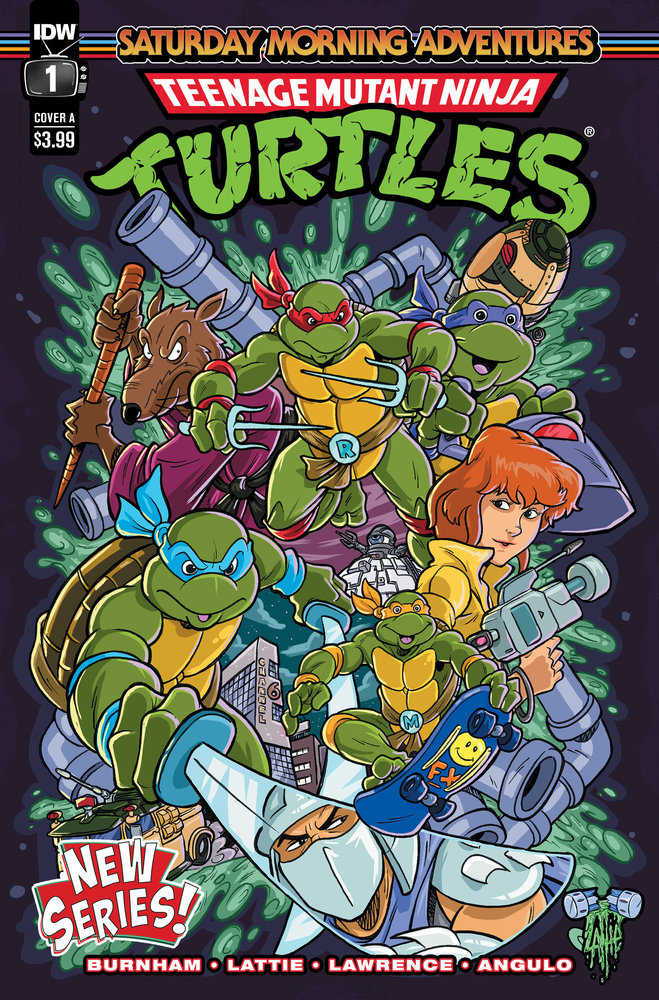 Teenage Mutant Ninja Turtles Saturday Morning Adventure Continued #1 Cover A Lattie | Dragon's Lair Comics and Fantasy Houston TX