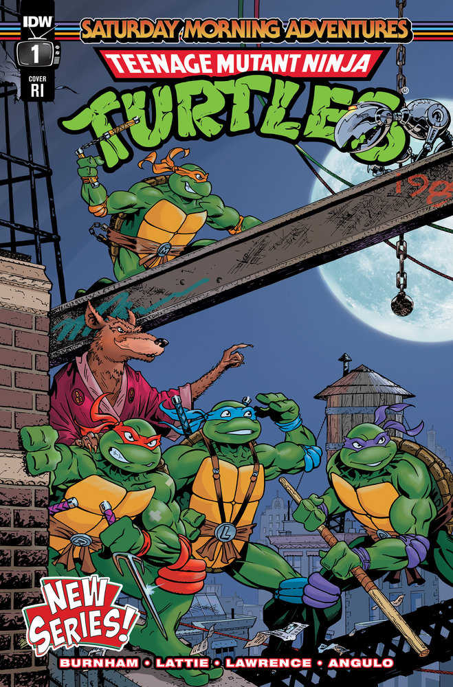 Teenage Mutant Ninja Turtles Saturday Morning Adventure Continued #1 Cover D 10 Copy Variant Edition | Dragon's Lair Comics and Fantasy Houston TX