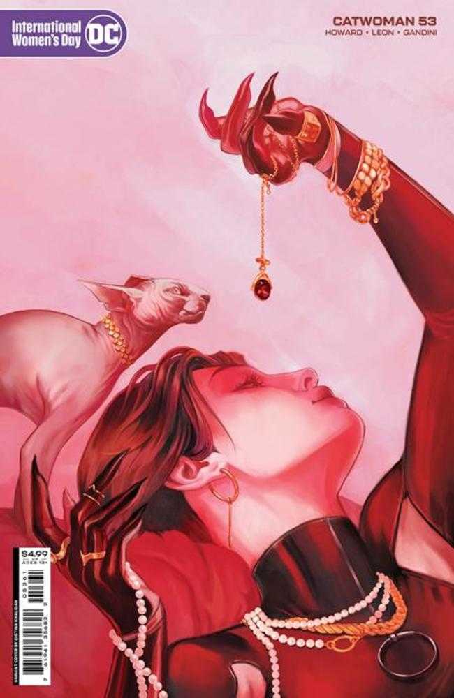 Catwoman #53 Cover F Qistina Khalidah International Womens Day Card Stock Variant | Dragon's Lair Comics and Fantasy Houston TX