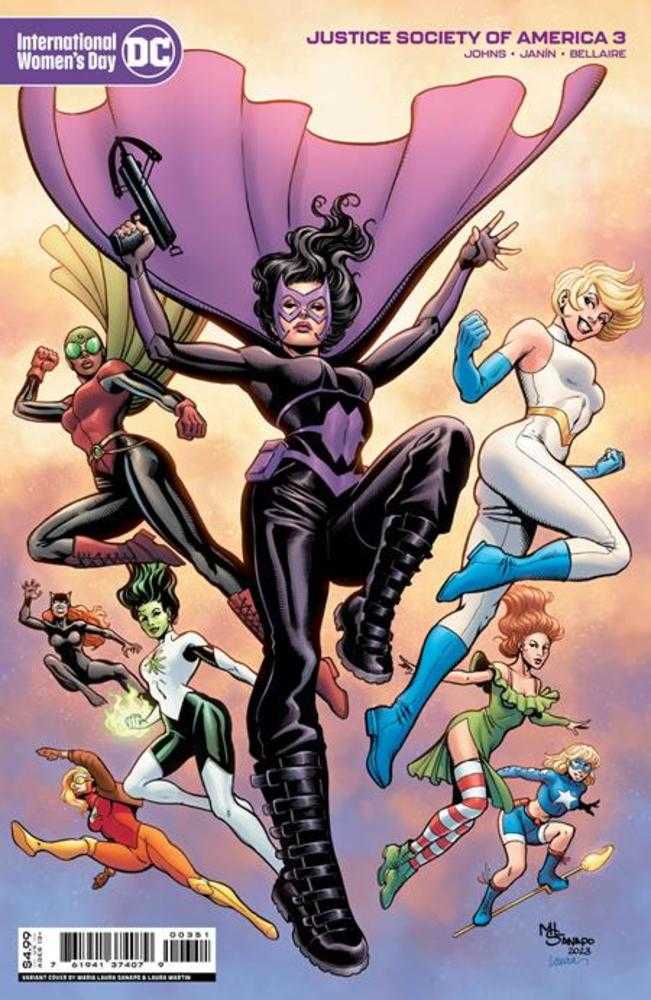 Justice Society Of America #3 (Of 12) Cover E Maria Laura Sanapo International Womens Day Card Stock Variant | Dragon's Lair Comics and Fantasy Houston TX