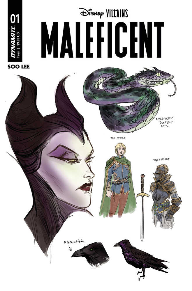 Disney Villains Maleficent #1 Cover J 20 Copy Variant Edition Lee Char De | Dragon's Lair Comics and Fantasy Houston TX