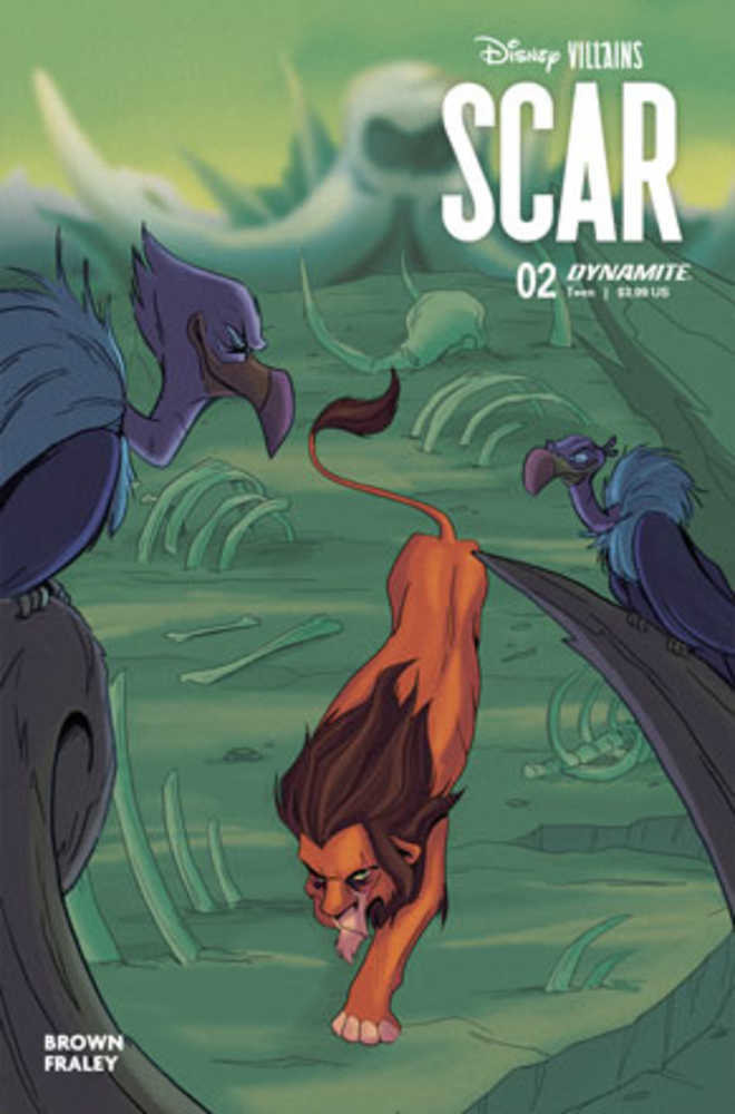 Disney Villains Scar #2 Cover F 10 Copy Variant Edition Fraley Original | Dragon's Lair Comics and Fantasy Houston TX