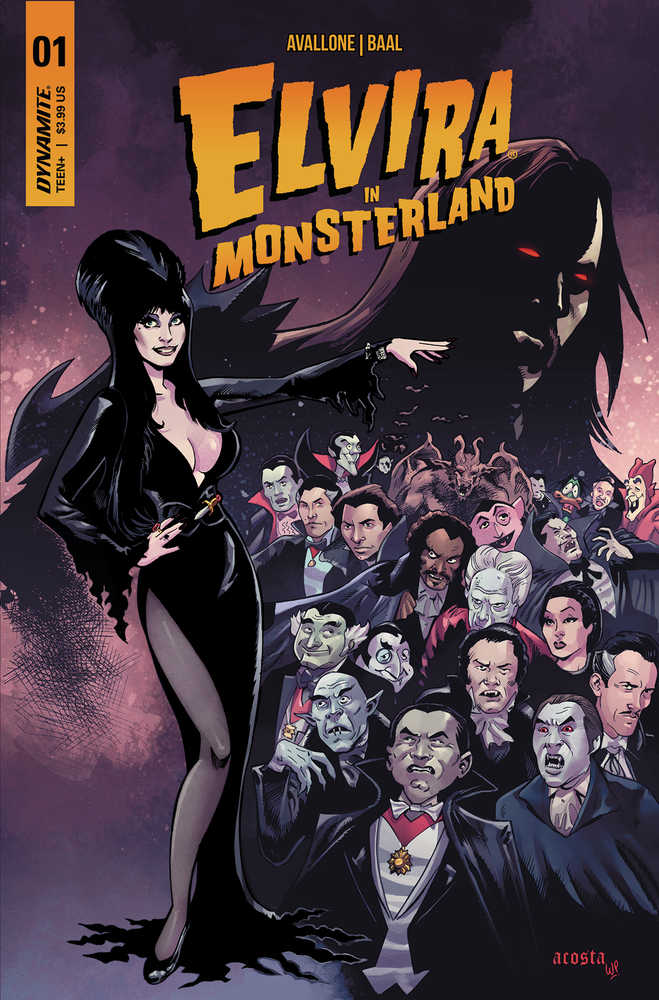 Elvira In Monsterland #1 Cover A Acosta | Dragon's Lair Comics and Fantasy Houston TX