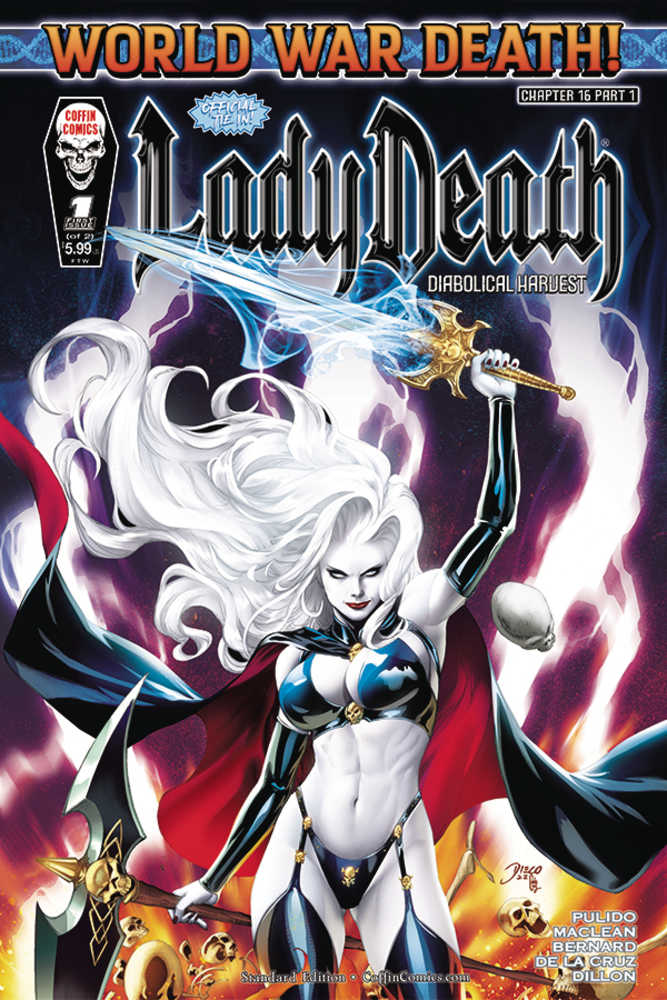 Lady Death Diabolical Harvest #1 (Of 2) Cover A  Standard Bern | Dragon's Lair Comics and Fantasy Houston TX