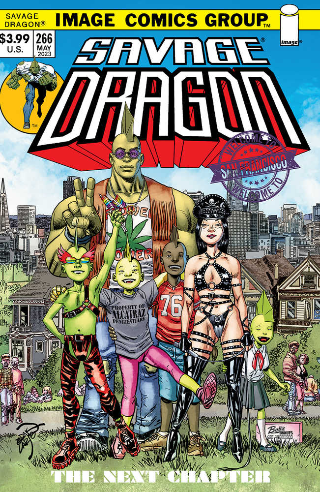 Savage Dragon #266 Cover B Retro 70s Trade Dress (Mature) | Dragon's Lair Comics and Fantasy Houston TX