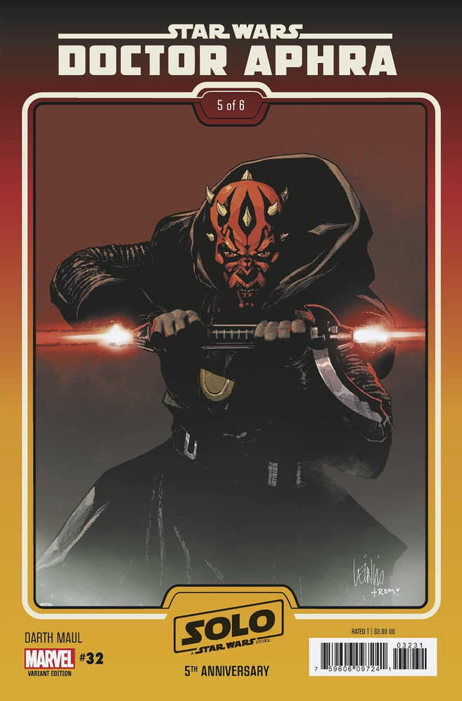 Star Wars Doctor Aphra #32 Yu Darth Maul Solo 5TH Ann Movie | Dragon's Lair Comics and Fantasy Houston TX