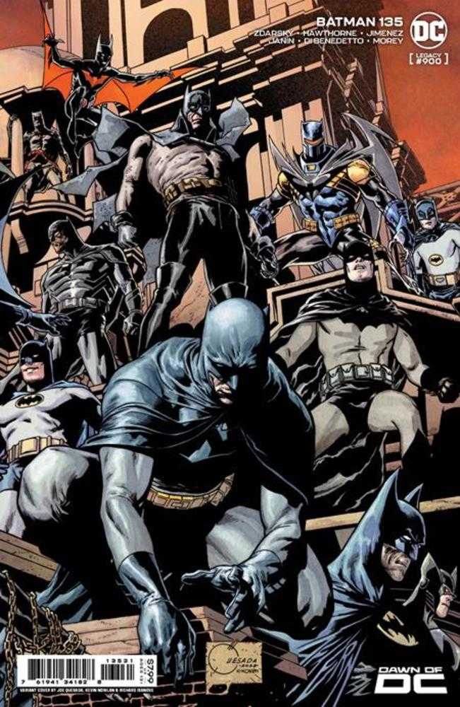 Batman #135 Cover C Joe Quesada Connecting Card Stock Variant (#900) | Dragon's Lair Comics and Fantasy Houston TX