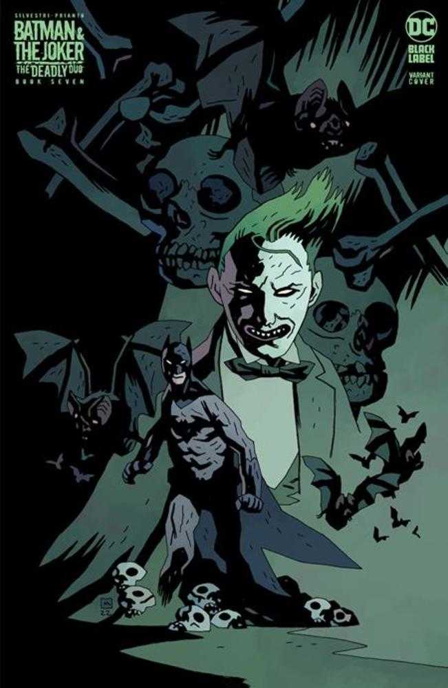 Batman & The Joker The Deadly Duo #7 (Of 7) Cover D Mike Mignola Card Stock Variant (Mature) | Dragon's Lair Comics and Fantasy Houston TX