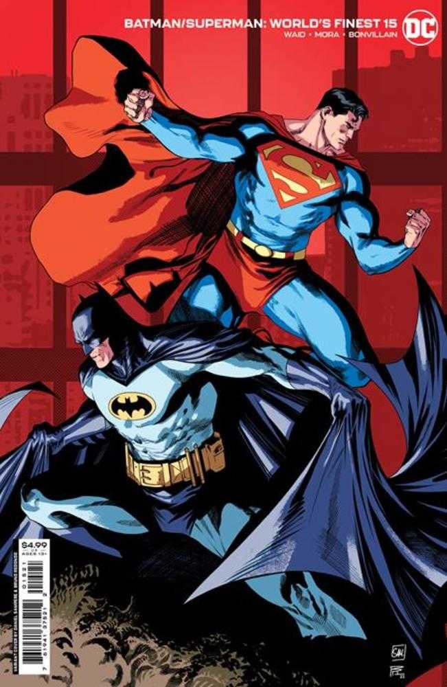 Batman Superman Worlds Finest #15 Cover B Daniel Sampere & Bruno Redondo Card Stock Variant | Dragon's Lair Comics and Fantasy Houston TX