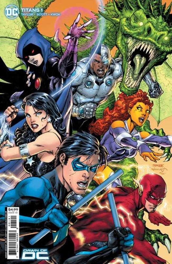 Titans #1 Cover B Jim Lee Card Stock Variant | Dragon's Lair Comics and Fantasy Houston TX