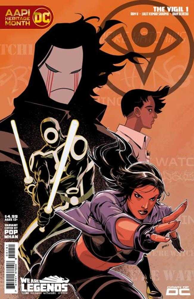 Vigil #1 (Of 6) Cover C Pop Mhan Aapi Heritage Month Card Stock Variant | Dragon's Lair Comics and Fantasy Houston TX