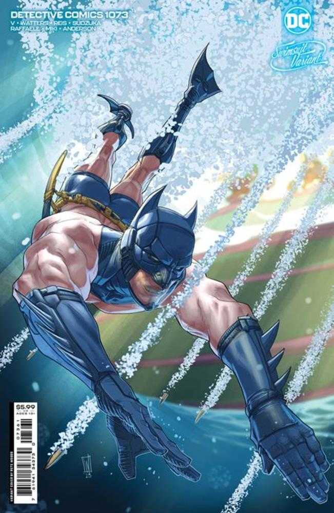 Detective Comics #1073 Cover E Pete Woods Swimsuit Card Stock Variant | Dragon's Lair Comics and Fantasy Houston TX